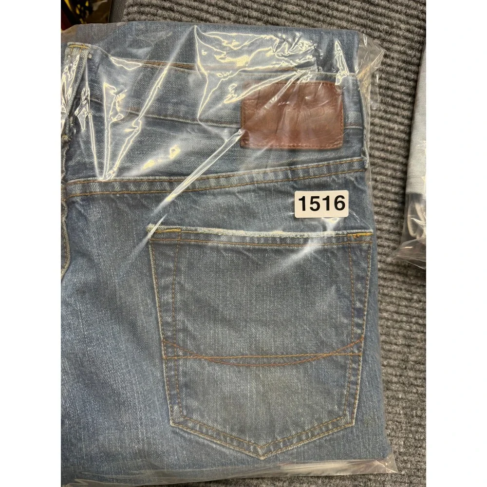 Polo Ralph Lauren Jeans Mens 32x30 Bootcut Medium Wash Blue Denim Distressed